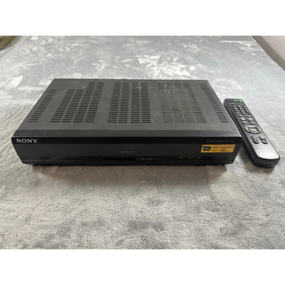 Sony Internet Terminal INT-W200 WebTV Plus Receiver with Remote Vintage 1999